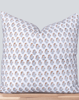 June Floral Block Printed Pillow Cover