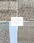 **FLAWED** Irene Floral Block Printed Pillow Cover | Burgundy, Muted Sage Green + Greige
