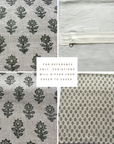 **ARTISAN VARIATION** Mori Block Printed Pillow Cover | Sage Green