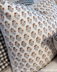 June Floral Block Printed Pillow Cover