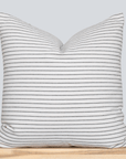 Fina Striped Pillow Cover | Cream, Black