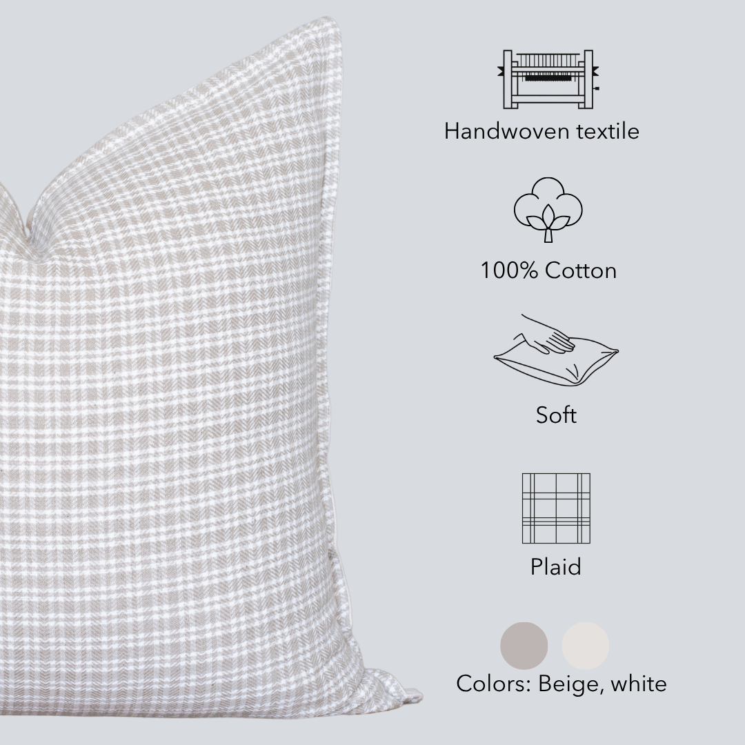 Paz Handwoven Pillow Cover