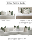 Gávea Solid Color Pillow Cover | Forest Green