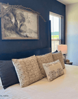 **FLAWED** Seville Floral Block Printed Pillow Cover | Terracotta