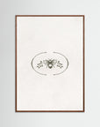 Vintage Bee Wall Art | Classic Botanical Illustration
