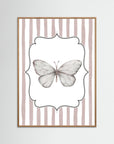 Butterfly Art Print | Children's Room & Nursery Wall Art Oak Nature