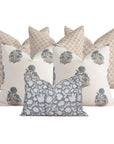 Belleview Bedroom Pillow Combination | Set of Six Pillow Covers