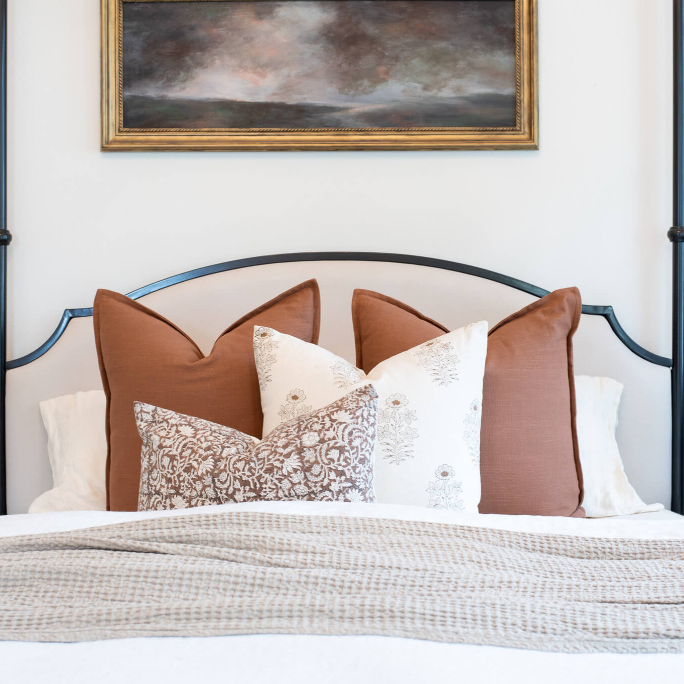 Claire Bed Pillow Combination | Set of Four Pillow Covers