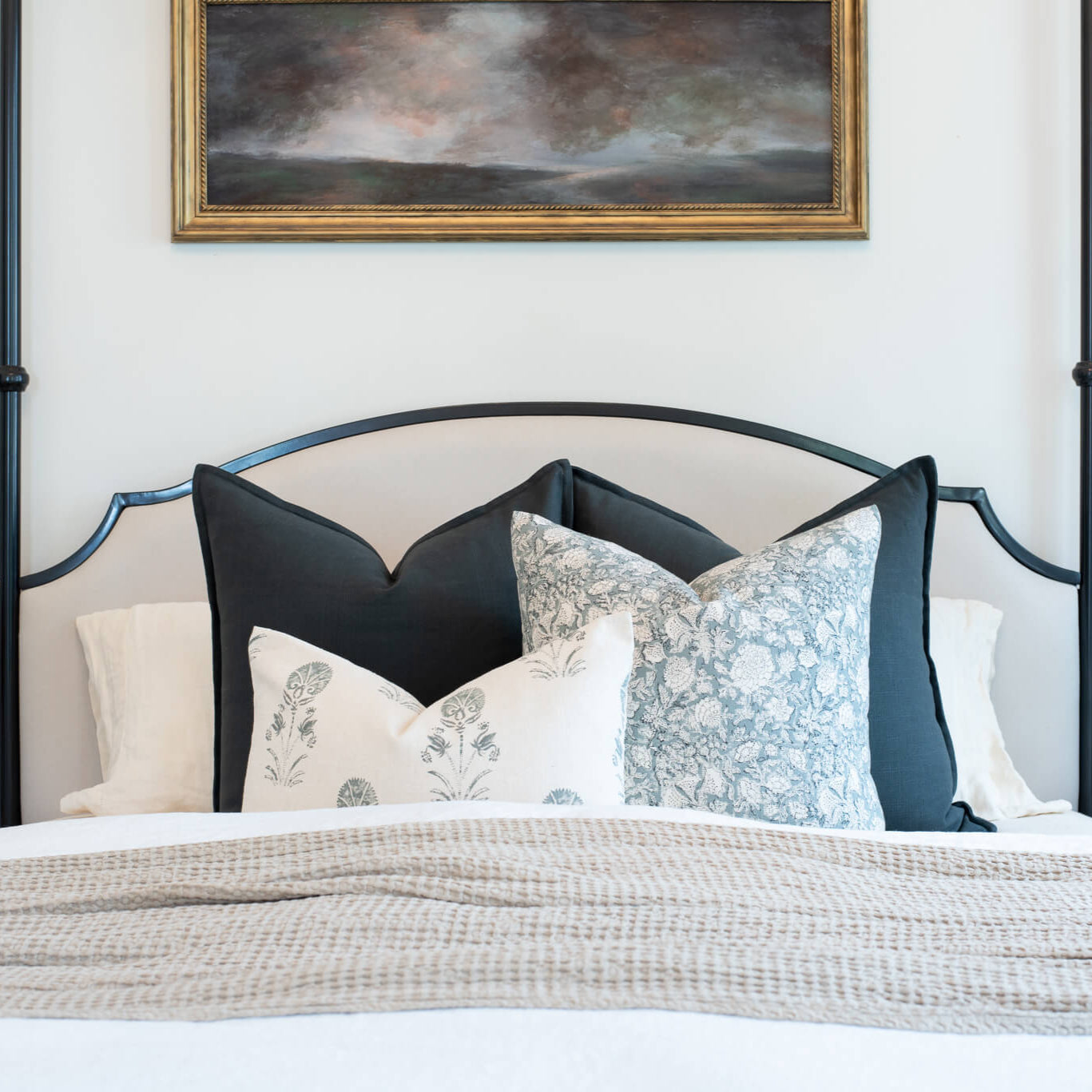 Owen Bed Pillow Combination | Set of Four Pillow Covers