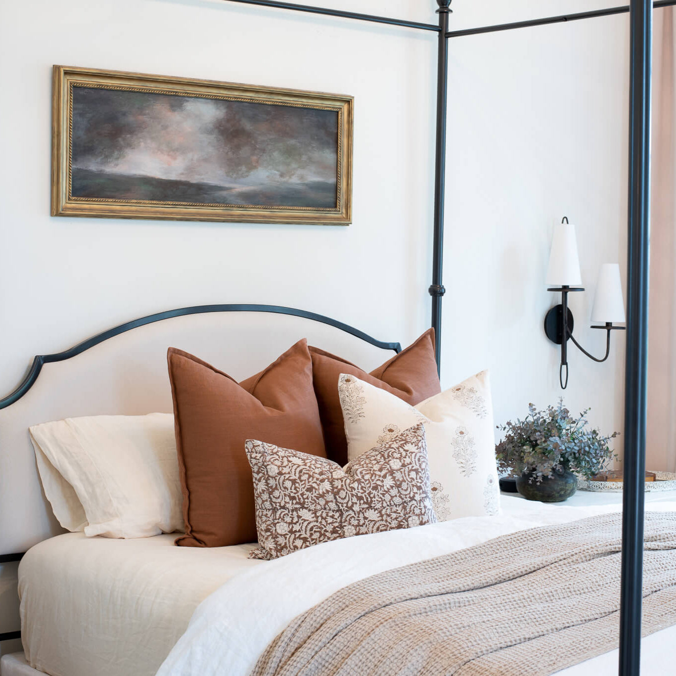 Claire Bed Pillow Combination | Set of Four Pillow Covers