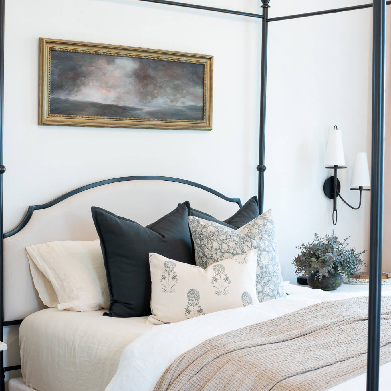 **FLAWED** Gávea Solid Color Pillow Cover | Charcoal Gray