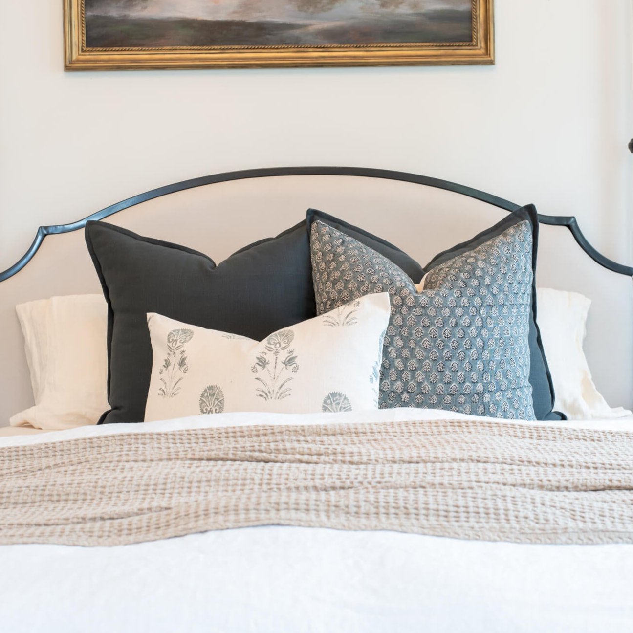 Maddie Bed Pillow Combination | Set of Four Pillow Covers