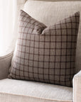 Paloma Handwoven Pillow Cover | Brown