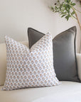 June Floral Block Printed Pillow Cover