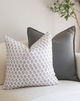 June Floral Block Printed Pillow Cover