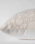 ** ARTISAN VARIATION ** Luana Floral Block Printed Pillow Cover | Blush