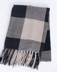 Opal Throw Blanket | Brown, Black