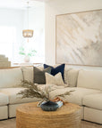 Noa Solid Pillow Cover | Blue