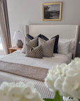 Mori Block Printed Pillow Cover | Sage Green