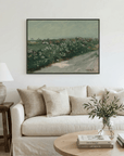 Countryside Road with Flowers | Canvas