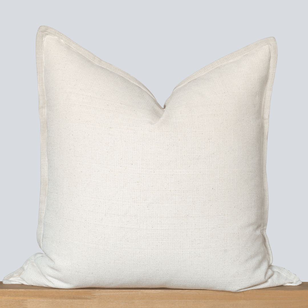 Gavea Solid Color Pillow Cover Ivory Apartment No.3