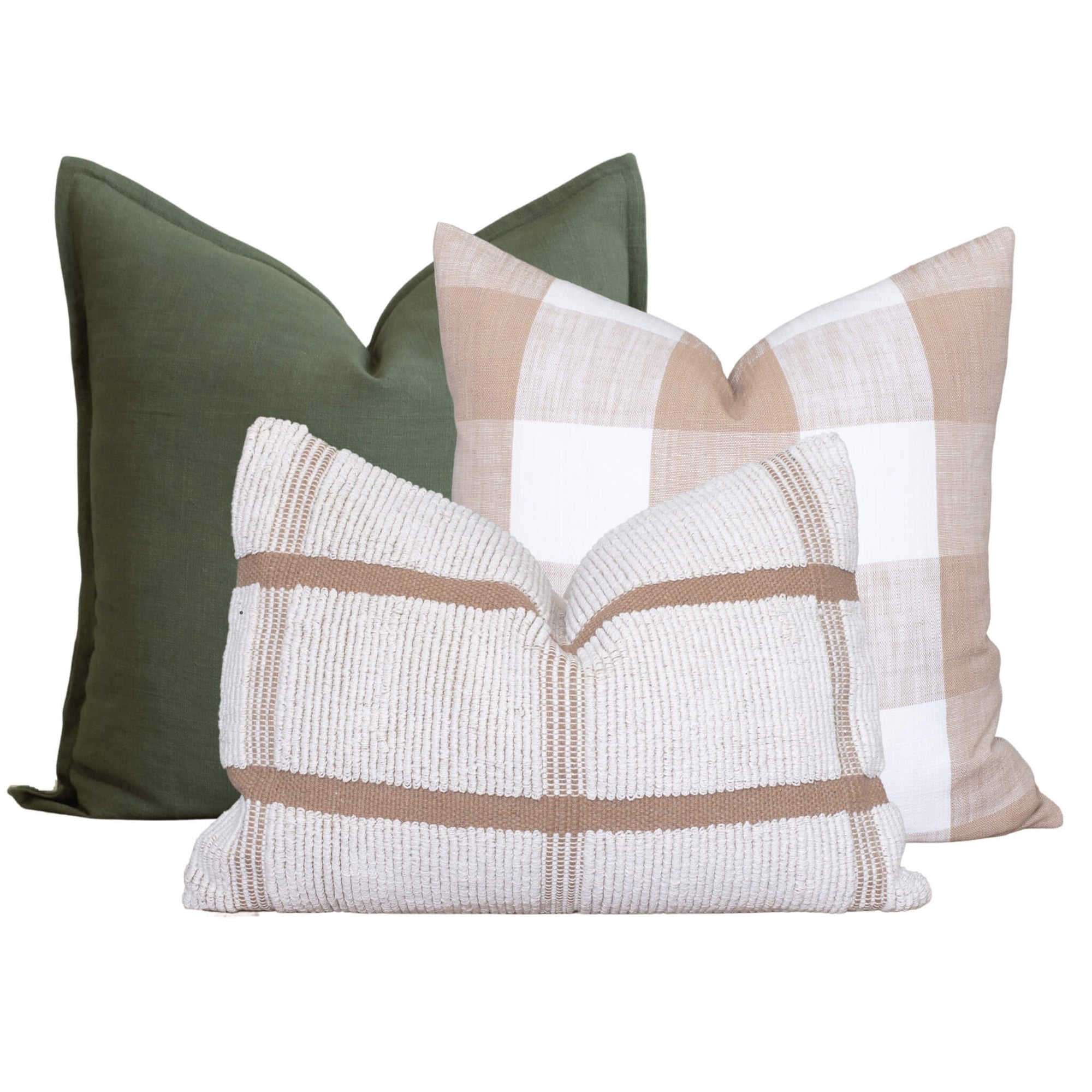 Jill Pillow Combination | Set of Three Pillow Covers