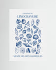 Lino Seashell Art Market by Jolly And Dash No Frame No border