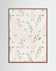 Goose Illustration | Children's Room Decor Oak Dark
