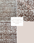 **FLAWED** Seville Floral Block Printed Pillow Cover | Terracotta