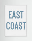 East Coast - Vertical by Jolly And Dash White Wood No border