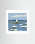 Rough Sea by Little Dean No Frame White