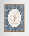 Windmill Art Print | Children's Room & Nursery Wall Art Oak Nature