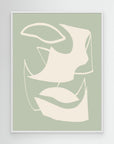 Shape Green by Pictufy Studio White