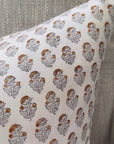 June Floral Block Printed Pillow Cover
