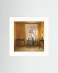 Timeless Childhood Window Scene Artwork 50 x 50 cm 19 x 19″ No Frame Freja