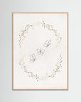 Three Butterfly Wall Art | Children's Room Decor Rose Wood