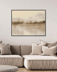 Abstract Landscape in neutral browns by Dina Dankers