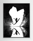 A beating heart by Eyal Amer Black
