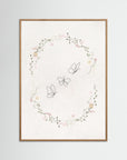 Three Butterfly Wall Art | Children's Room Decor Oak Nature