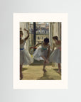 Three Dancers in an Exercise Hall by Edgas Degas No Frame Freja