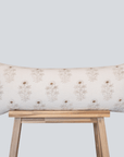 Ella Floral Block Printed Pillow Cover | Lumbar