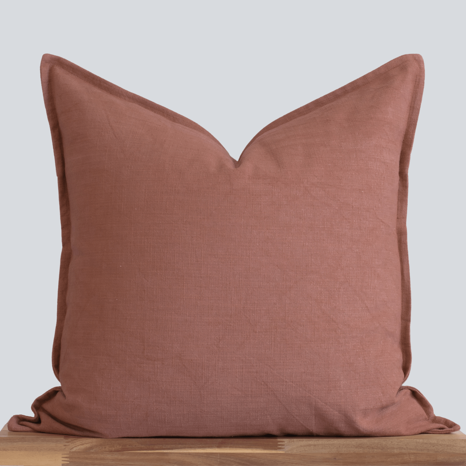Gavea Solid Color Pillow Cover Terracotta Apartment No.3