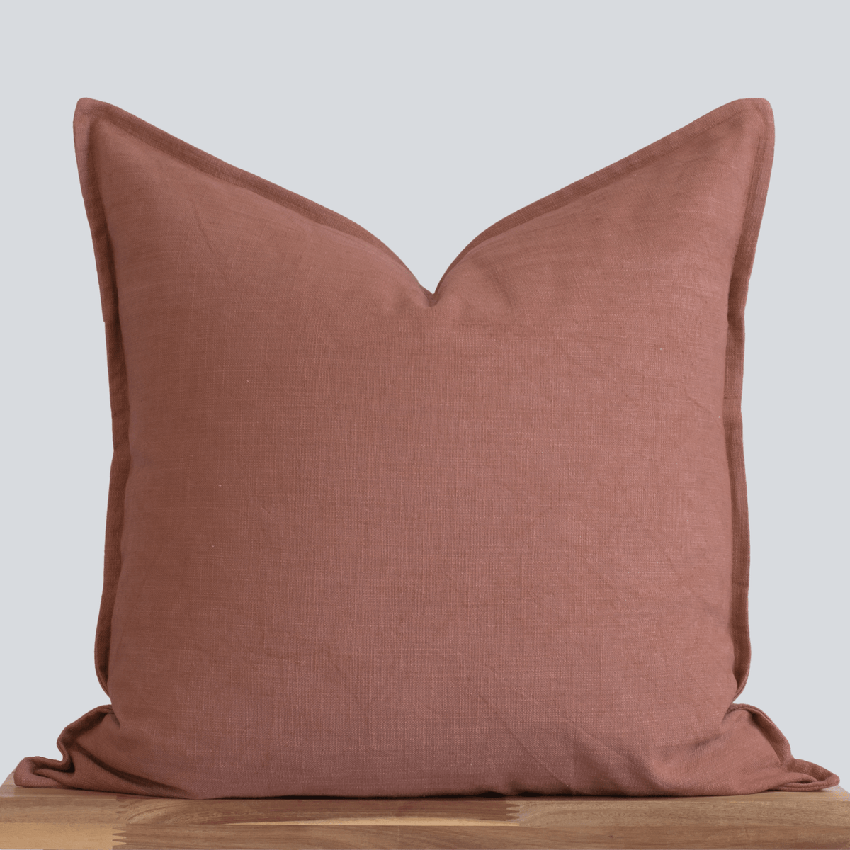 Gavea Solid Color Pillow Cover Terracotta Apartment No.3