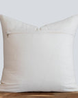 Marie Block Printed Pillow Cover | Brown + Peach/Salmon