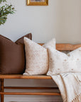 **FLAWED** Ella Floral Block Printed Pillow Cover | Lumbar