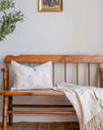 **FLAWED** Ella Floral Block Printed Pillow Cover | Lumbar