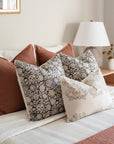 Solid and Floral Pillow Combinations