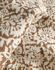 ** ARTISAN VARIATION ** Seville Floral Block Printed Pillow Cover | Terracotta