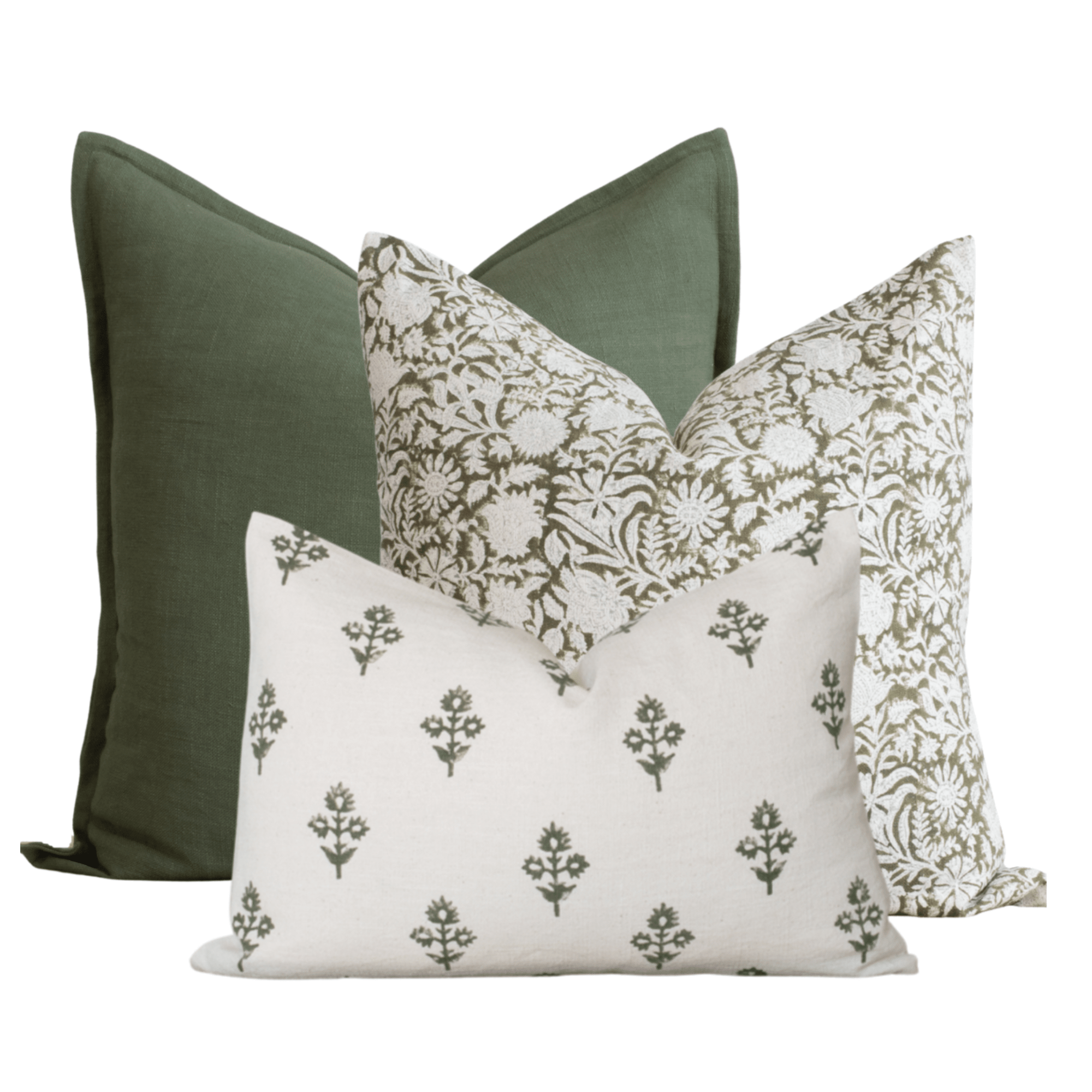 Florence Pillow Combination | Set of Three Pillow Covers