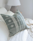 **FLAWED** Bhujodi Pillow Cover | Blue